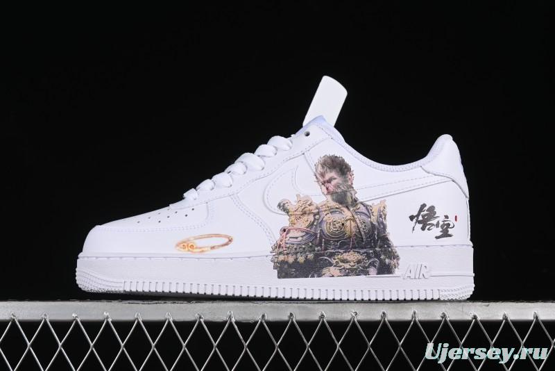 Nike Air Force 1 '07 Low "Sun" Black Myth Wukong Themed Casual Sneakers - CW2288-111