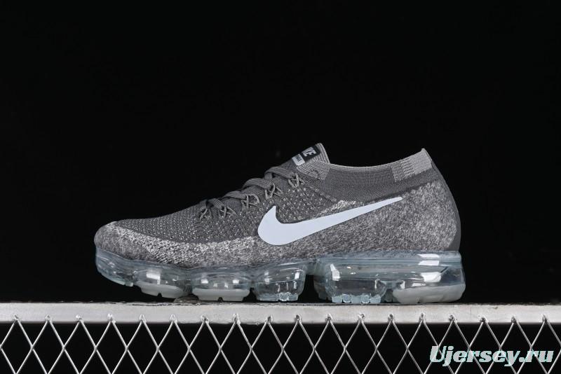Nike Vapormax Flyknit Breathable Casual Running Shoes with Full-Length Air Cushion - 849557-002