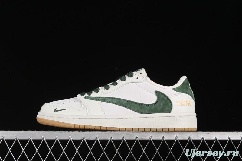 Nike Travis Scott x Fragment Design x Air Jordan 1 Low OG SP AJ1 Sneakers - JH6088-703