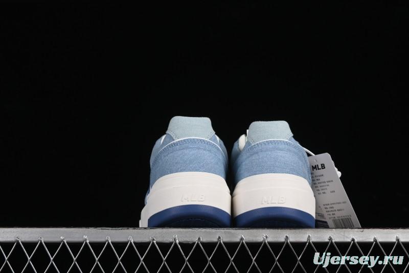 New York Yankees MLB Chunky Liner Denim Basic Platform Sandals - 3ASXCVT4N50BLS