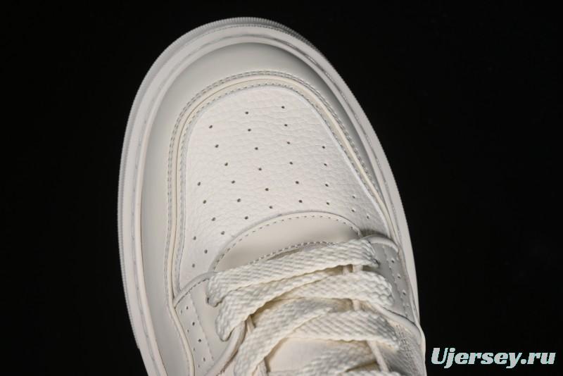 ECCO 2024 New Fashion Simple Versatile Genuine Leather White Sneakers - 61881301002