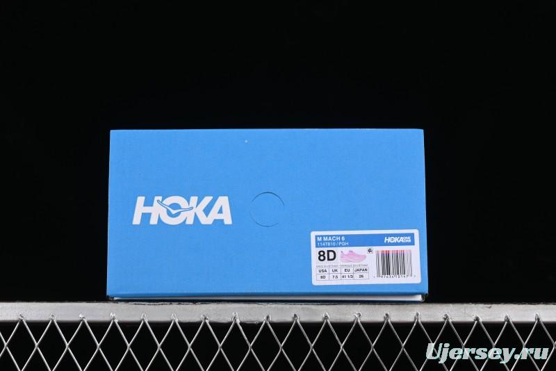 HOKA ONE ONE MACH 6 Flagship Racing Shoes with Carbon Plate Technology and Asymmetric Design - 1147810 PGH