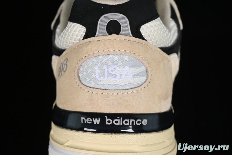 New Balance Made In USA M993 Series Classic Retro Casual Running Shoes - U993WS