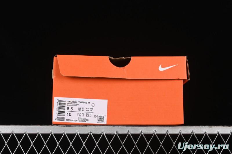 Nike Air Zoom Pegasus 41 Running Shoes with Breathable Mesh and Cushioned Support - HQ3220-100