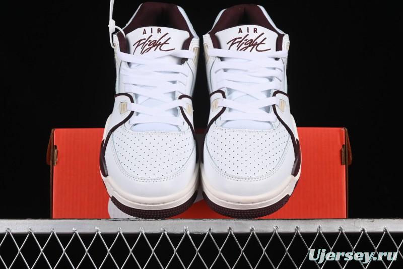 Nike Air Flight 89 Low Basketball Shoes with Air Cushion Technology - FQ8256-100