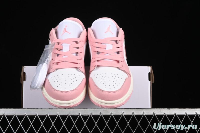Nike Air Jordan 1 Low AJ1 Pink White Low-Top Casual Sneakers - DC0774-162
