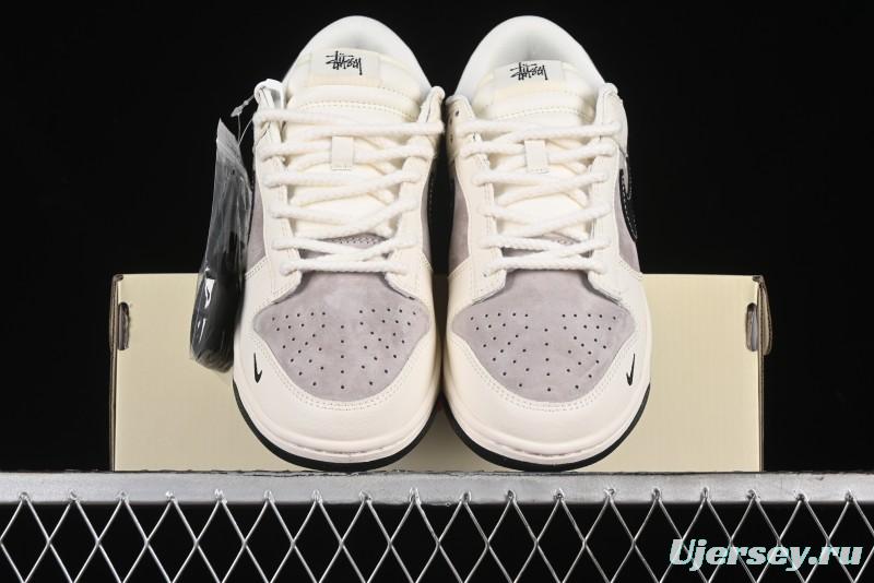 Nike SB Dunk Low Stussy Anniversary Edition Customized Low-Top Casual Skate Shoes - SJ1089-001