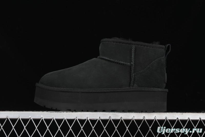 UGG Classic Ultra Mini Platform 3CM Wool Blend Mini Short Boots - 1135092