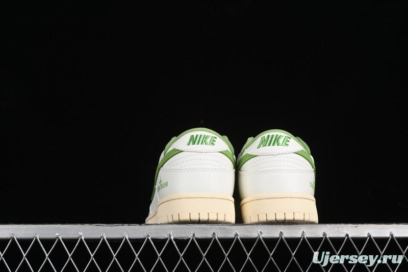 Nike SB Dunk Low Stone Island Collaboration - Spring Green Anniversary High-End Custom Low-Top Casual Sneakers - XB3802-348