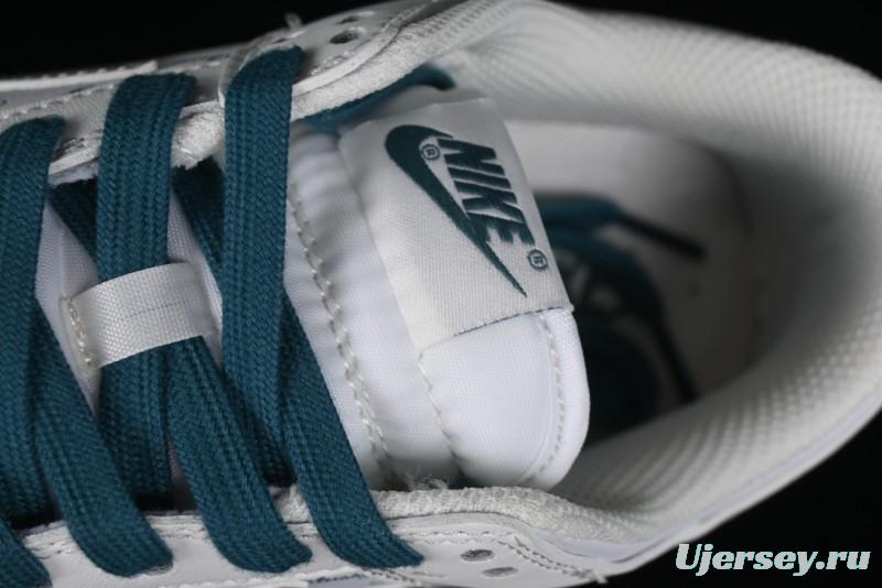 Nike SB Dunk Low Stussy Collaboration - White Grey Green Print Anniversary High-End Custom Low-Top Casual Skate Shoes - XX2025-808