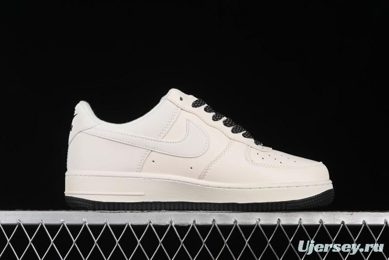 Nike Air Force 1 '07 Low Bape Collaboration - Black Beige Starry Sky Low Top Casual Sneakers - FG6688-103