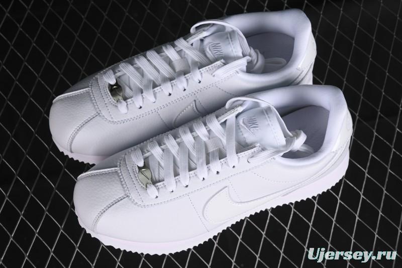 Nike Classic Cortez Leather Retro Running Shoes - FB6877-100