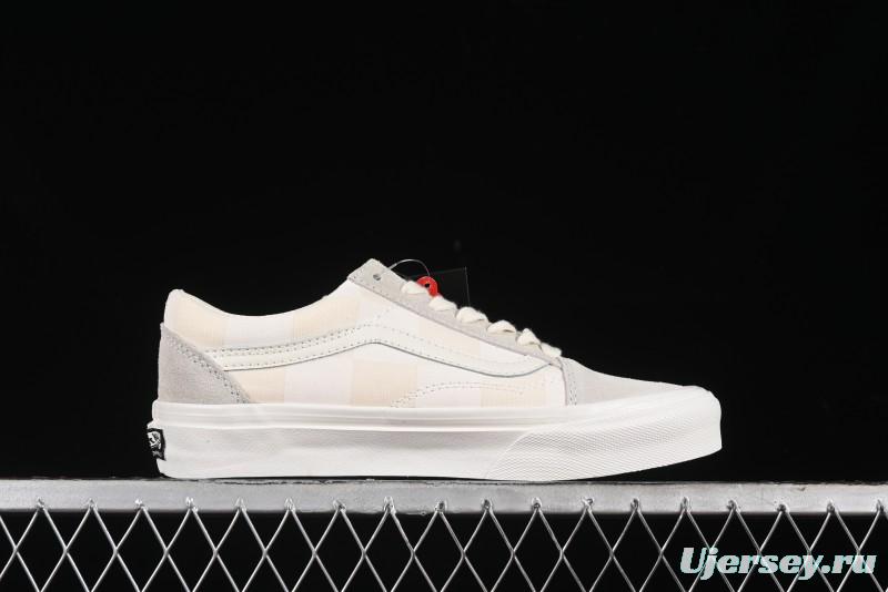 Vans Old Skool Checkerboard Low-Top Retro Skate Shoes - VN000D3ED02