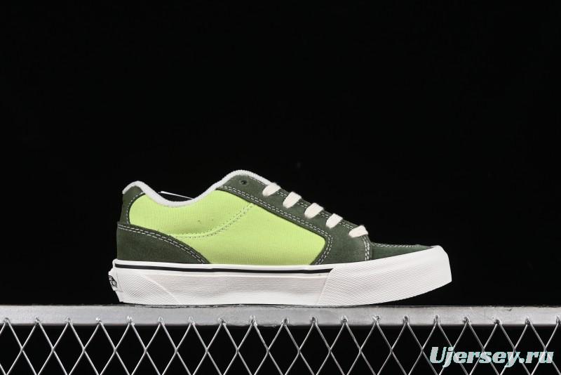 Vans Chukka Push Low-Top Skate Shoes with Slip-Resistant Sole in Apple Green - VN0008ZE08P