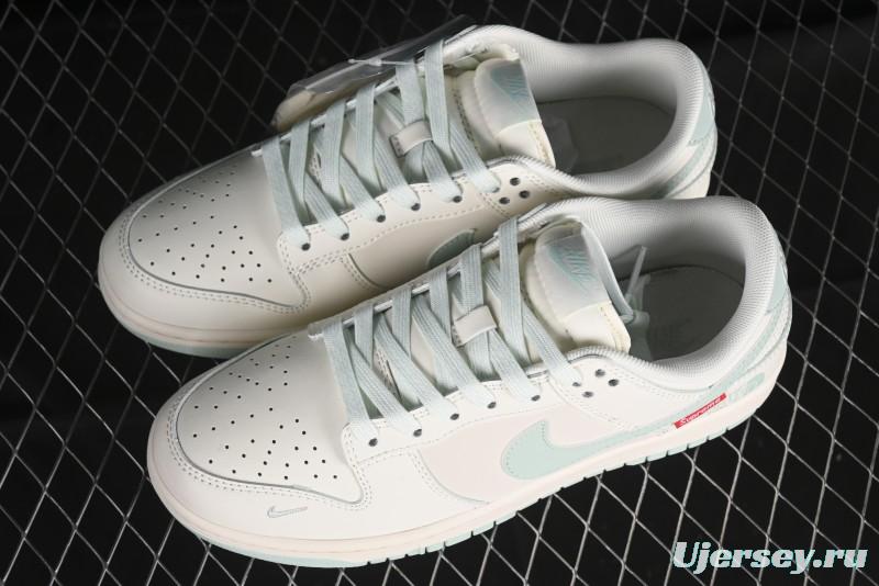 Nike SB Dunk Low The North Face Supreme Collaboration - Bamboo Green Anniversary Custom Low-Top Casual Skate Shoes - XX2025-658