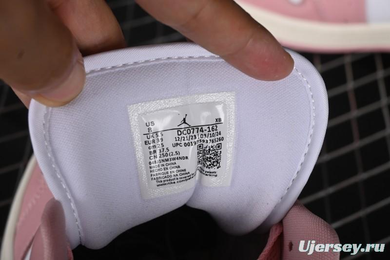 Nike Air Jordan 1 Low AJ1 Pink White Low-Top Casual Sneakers - DC0774-162