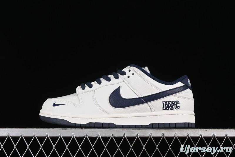 Nike SB Dunk Low NYC Collaboration Dark Blue Low-Top Casual Skateboarding Shoes - NC2103-303