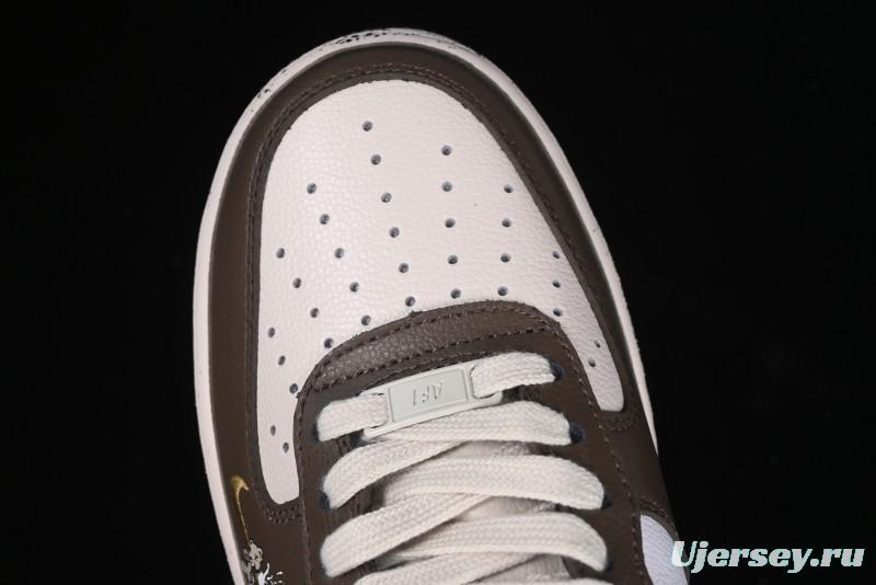 Nike Air Force 1 '07 Low Casual Sneakers with Assassination of Little Bear Anime Theme - DB3301-770