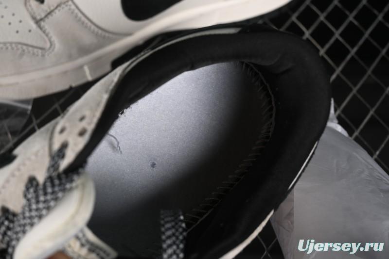 Nike SB Dunk Low x Supreme x Stussy Triple Collaboration Off-White Black Swoosh Anniversary High-End Custom Low-Top Casual Skate Shoes - SJ2068-270