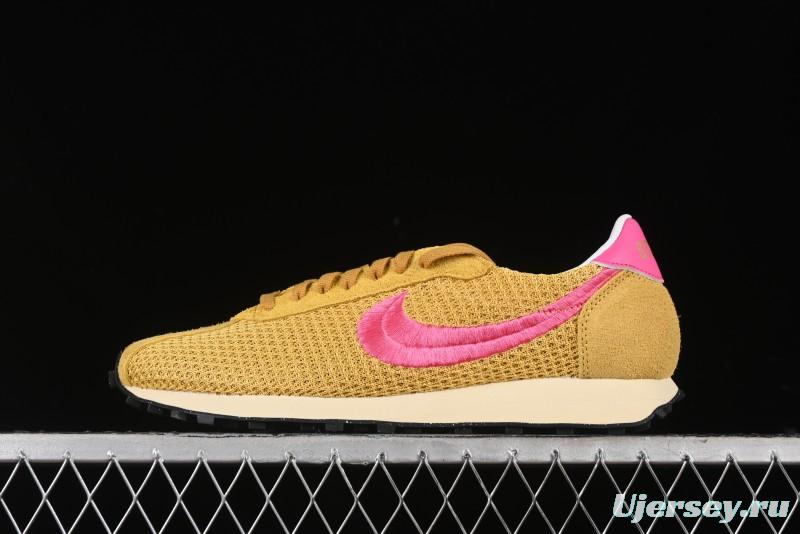 Stussy x Nike Roshe Run LD-1000 Comfortable Versatile Non-Slip Durable Waffle Low-Top Casual Running Shoes - FQ5369-700