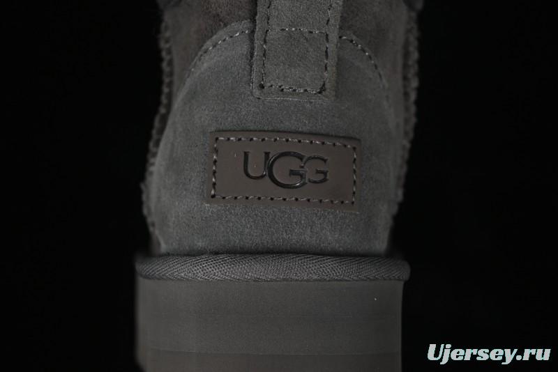 UGG Classic Ultra Mini Platform 3CM Wool Blend Mini Short Boots - 1135092