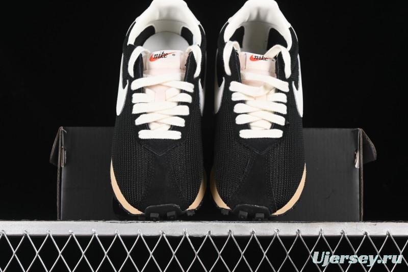 Nike Stussy Roshe Run LD-1000 Comfortable Versatile Non-Slip Durable Waffle Low-Top Casual Running Shoes - HM0950-001