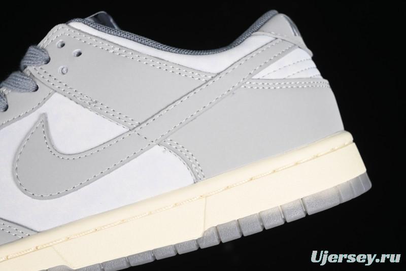 Nike Dunk Low Cool Grey SB Skateboarding Shoes with Washed Effect - FV1167-001