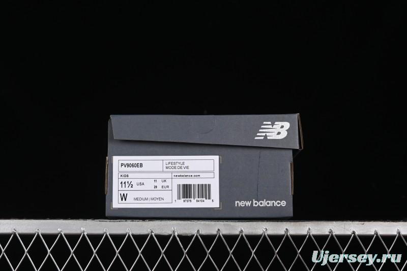 New Balance 9060 Series Kids Hook and Loop Sneakers - PV9060EB
