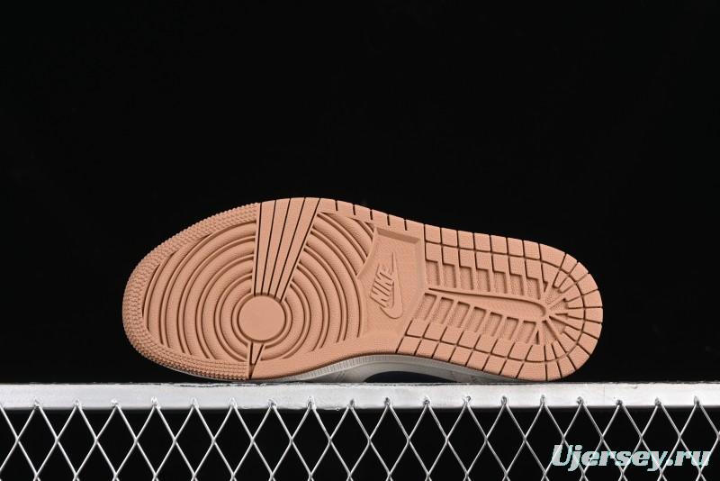 Nike Air Jordan 1 Low Supreme Collaboration Retro Basketball Shoes - WG8850-011