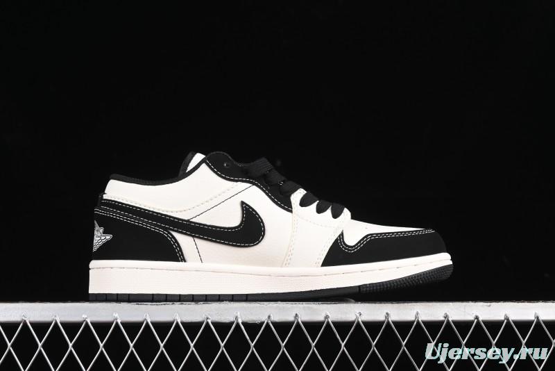 Nike Air Jordan 1 Low AJ1 Marvel Collaboration - Batman Custom High-End Low-Top Basketball Shoes - SJ6650-011