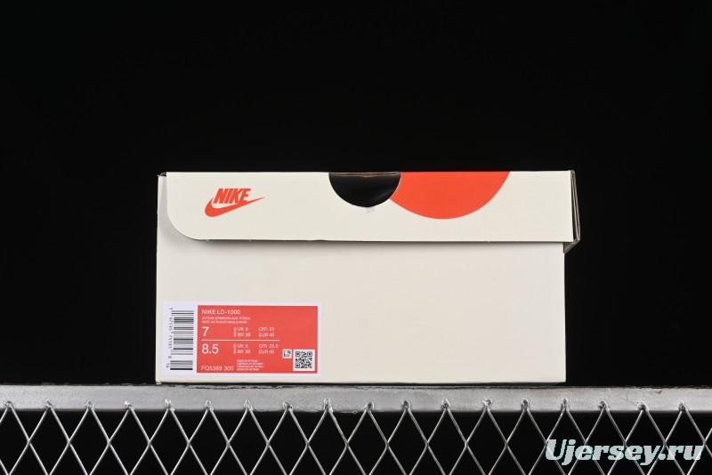 Nike Stussy Roshe Run LD-1000 Comfortable Versatile Non-Slip Durable Waffle Low-Top Casual Running Shoes - FQ5369-300