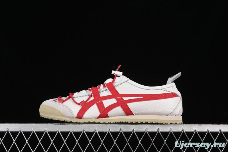 Onitsuka Tiger Mexico 66 Low-Top Leather Running Sneakers - 1183C216-100