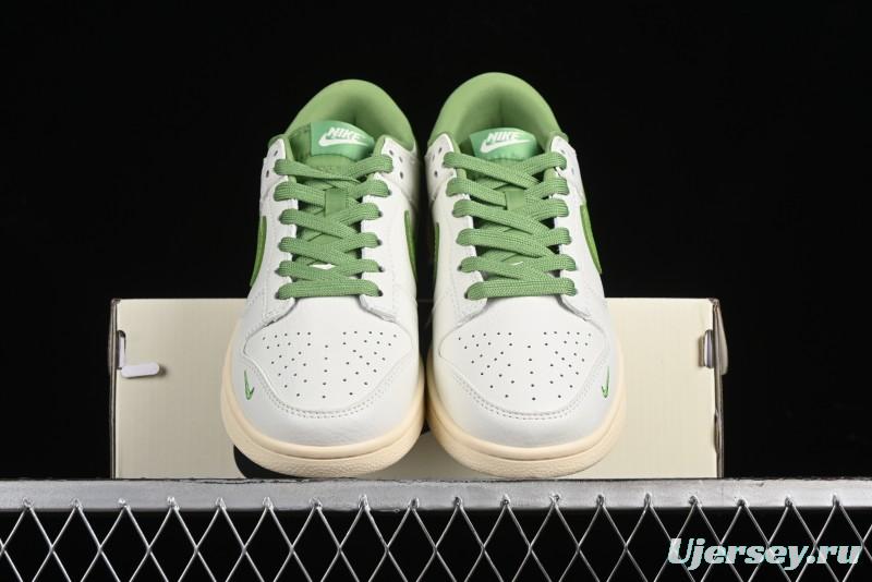Nike SB Dunk Low Stone Island Collaboration - Spring Green Anniversary High-End Custom Low-Top Casual Sneakers - XB3802-348