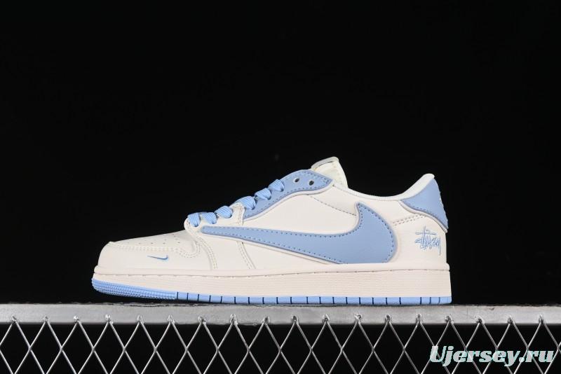 Nike Travis Scott x Fragment Design x Air Jordan 1 Low OG SP AJ1 Retro Sneakers - DM6688-609