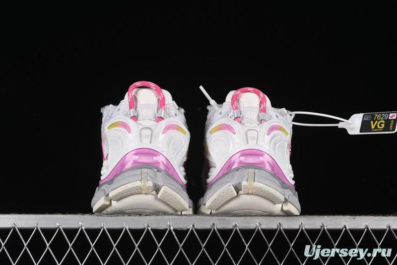 Balenciaga Runner Kith Four Color Retro Casual Sneakers - W3RMU9517