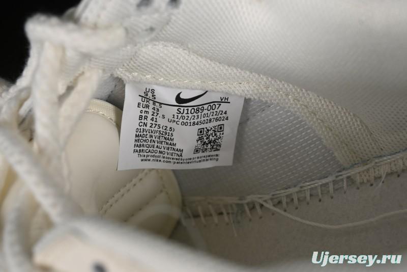 Nike SB Dunk Low Carhartt Collaboration - Off White Black Swoosh Anniversary Customized Low-Top Casual Skate Shoes - SJ1089-007