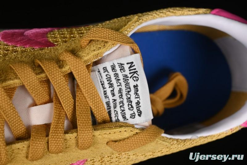 Stussy x Nike Roshe Run LD-1000 Comfortable Versatile Non-Slip Durable Waffle Low-Top Casual Running Shoes - FQ5369-700