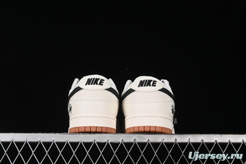 Nike SB Dunk Low Stussy Anniversary Edition Custom Premium Low-Top Skate Shoes - DQ1098-385