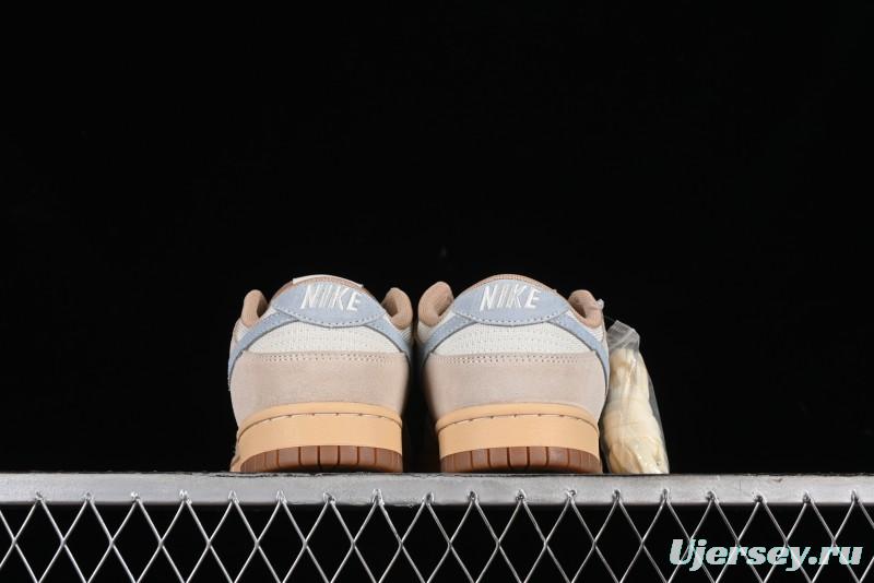 Nike Dunk Low SB Sanddrift Blue Vintage Suede and Light Blue Accent Casual Skate Shoes - HF0106-100