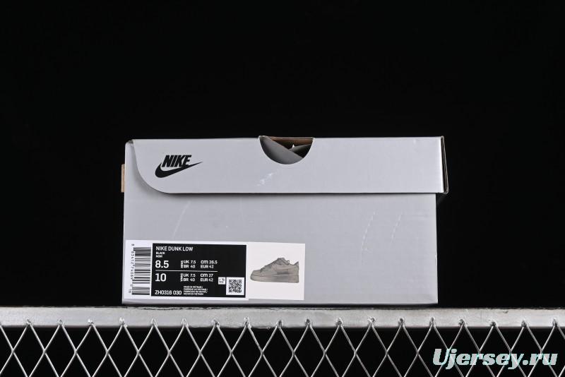 Nike Air Force 1 '07 Low Cleanfit High Street Retro Style All Black Star-Studded Diamond Accents Lace-Up Low-Top Casual Sneakers - ZH0316-030