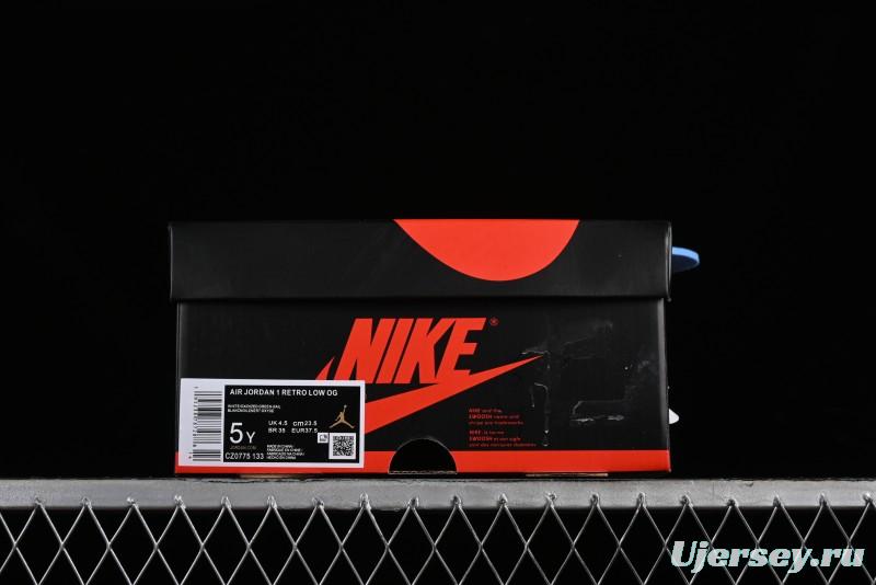 Nike Air Jordan 1 Low OG "Oxidized Green" Retro Basketball Shoes - CZ0775-133