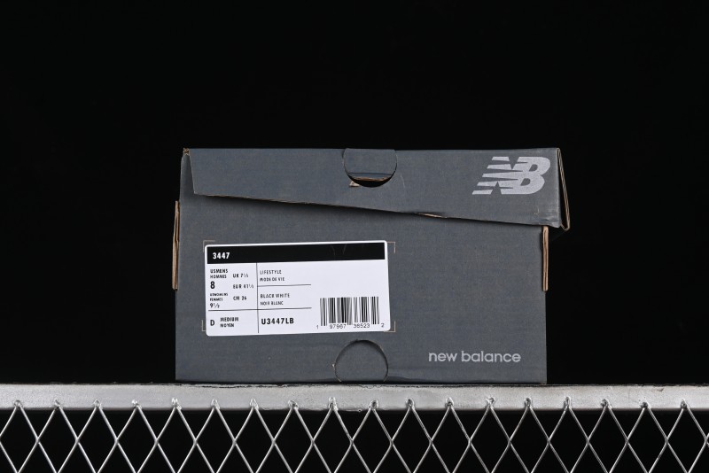 New Balance 3447 Series Textile Layer Leather Retro Casual Running Shoes - U3447LB