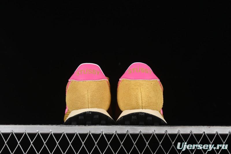 Stussy x Nike Roshe Run LD-1000 Comfortable Versatile Non-Slip Durable Waffle Low-Top Casual Running Shoes - FQ5369-700