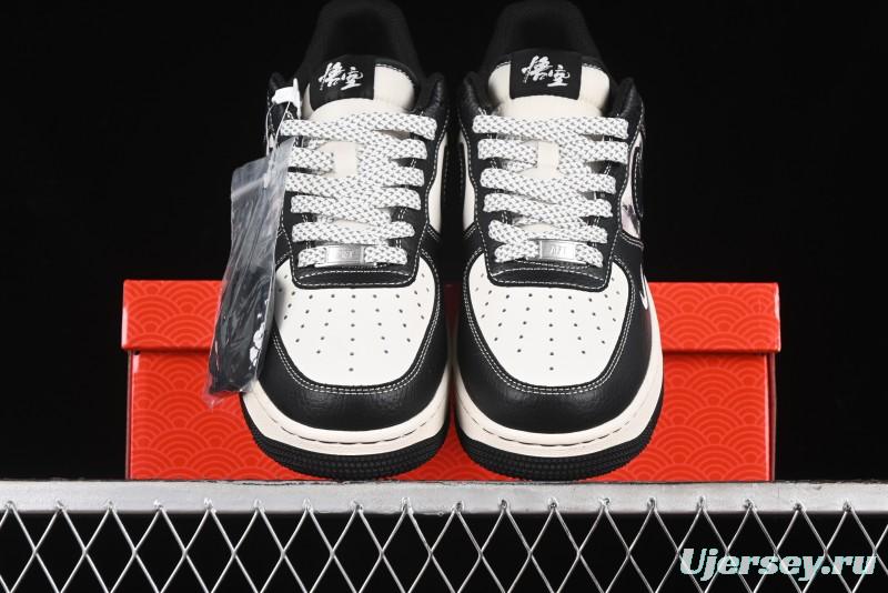Nike Air Force 1 '07 Low Stussy Collaboration - Mythical Wukong Low-Top Casual Sneakers - XZ6188-555