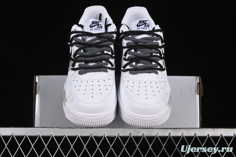 Nike Air Force 1 '07 Low Peace Dove Spray Custom Low-Top Casual Sneakers - ZH0316-031