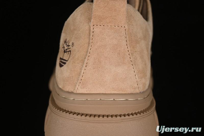 Timberland Low-Top Casual Shoes for Men - Italian Oil-Grained Leather with Anti-Slip Rubber Sole - TB73535SAND