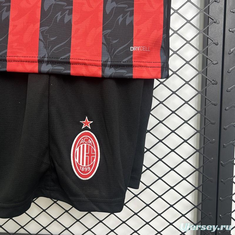 25/26 Kids AC Milan Home Size 16-28 Jersey