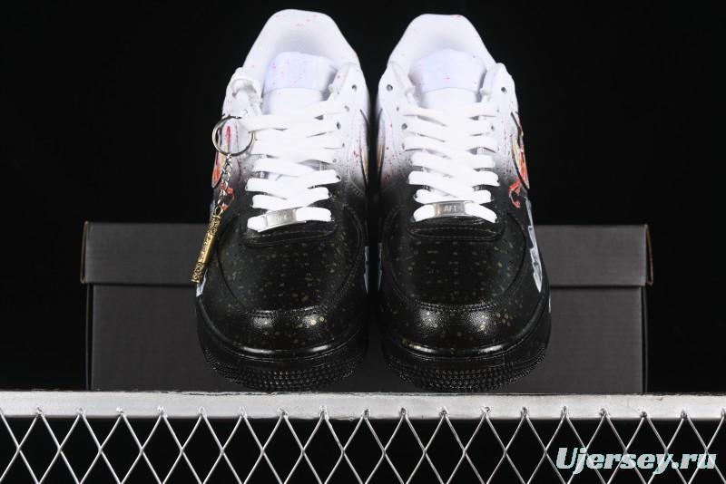 Nike Air Force 1 '07 Low Black Myth Wukong Custom Spray-Painted Gift Box Low-Top Casual Sneakers - ZH0316-045