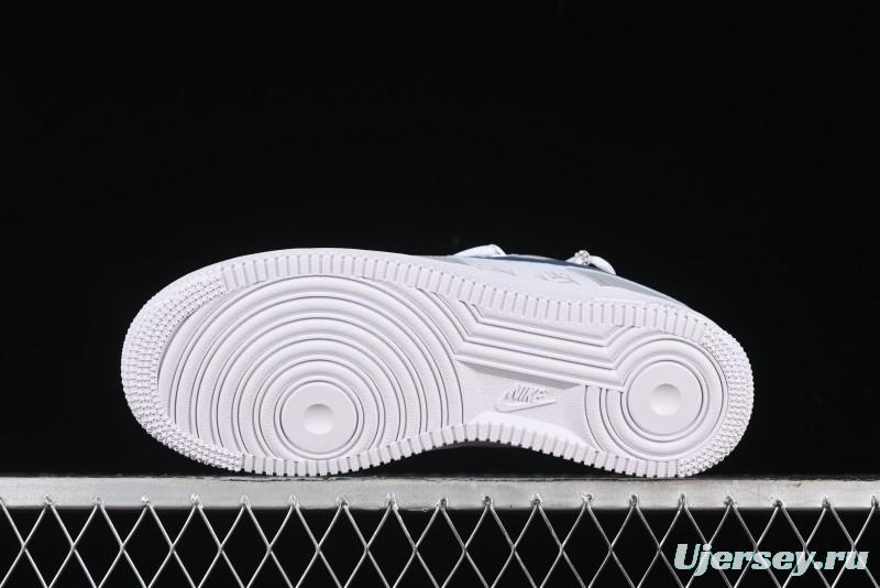 Nike Air Force 1 '07 Low Frozen Custom Paint Low-Top Casual Sneakers - ZH0316-035