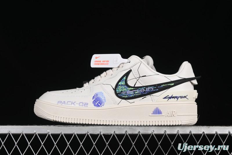 Nike Air Force 1'07 Low "Punk Future" Cyberpunk Style Casual Sneakers - DV3464-020